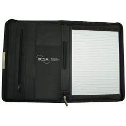 Non Leather Compendiums - The Stella A4 Zip Compendium with Calculator