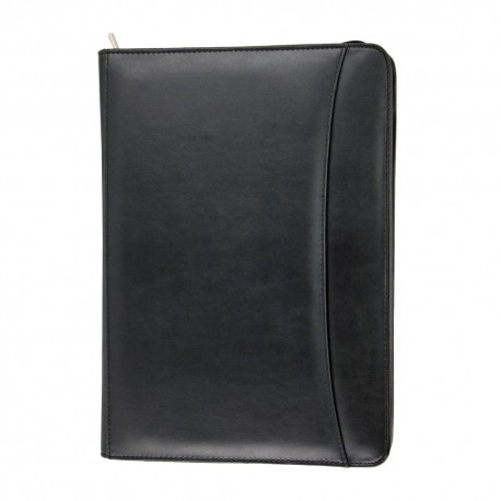 Non Leather Compendiums - The Manhattan A4 Imitation Leather Zip Compendium