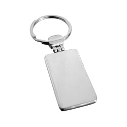Metal Keyrings - Rectangular Metal Keyring