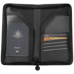Corporate Travel Wallets - Travel Wallet with Soft Interior