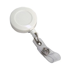 Reusable Coffee Cups - Metal - Round Retractable Badge Holder