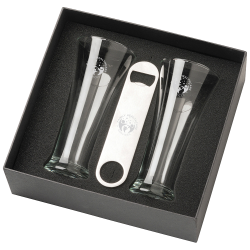 Name & Pin Badges - Pilsner Beer Glass Set 350ml