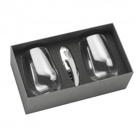 Name & Pin Badges - Wine Glass Set 450ml
