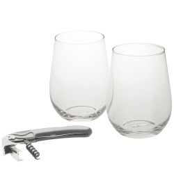 Name & Pin Badges - Wine Glass Set 450ml