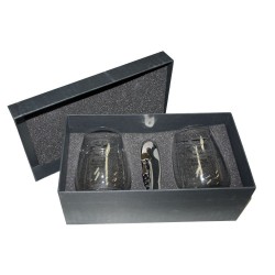 Name & Pin Badges - Wine Glass Set 450ml
