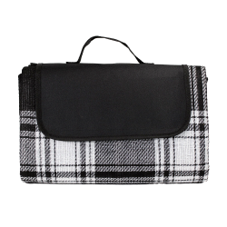 Picnic Blankets - Folding Picnic Rug with Coloured Flap