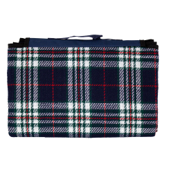 Picnic Blankets - Folding Picnic Rug with Coloured Flap