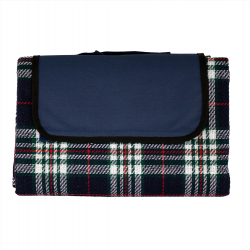 Picnic Blankets - Folding Picnic Rug with Coloured Flap