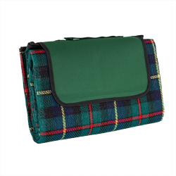 Picnic Blankets - Folding Picnic Rug with Coloured Flap