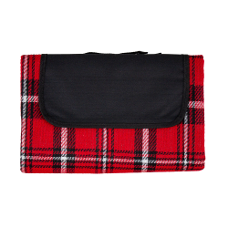 Picnic Blankets - Folding Picnic Rug with Coloured Flap