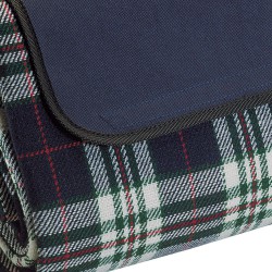 Picnic Blankets - Folding Picnic Rug with Coloured Flap