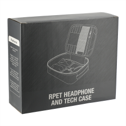 USB Hubs & Cables - RPET Headphone and Tech Case