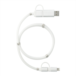 USB Hubs & Cables - Whirl 5-in-1 Charging Cable with Magnetic Wrap