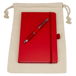 Duffle Bags & Sacks - Gift Set - Drawstring Bag + JournalBook + Pen