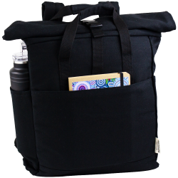 Backpacks - Darani GRS Recycled Canvas Backpack Tote