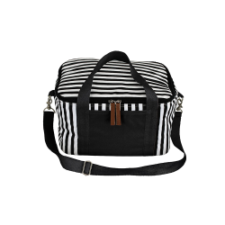 Cooler Bags - Striped Cotton Canvas Cooler