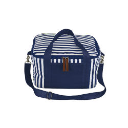 Cooler Bags - Striped Cotton Canvas Cooler