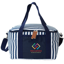 Cooler Bags - Striped Cotton Canvas Cooler