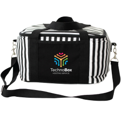 Cooler Bags - Striped Cotton Canvas Cooler