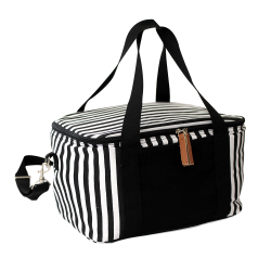 Cooler Bags - Striped Cotton Canvas Cooler