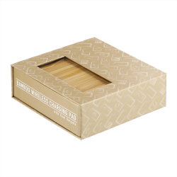 Shopping Tote Bags - FSC Bamboo Wireless Charging Pad with Dual Outputs