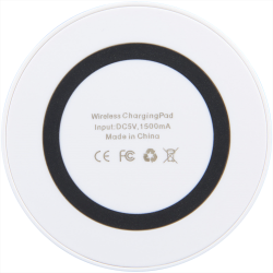 Shopping Tote Bags - Freal Wireless Charging Pad, White/Solid Black