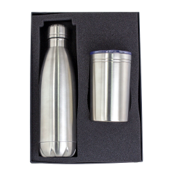 Name & Pin Badges - H2O Sherpa Drink Bottle and Tumbler Gift Set