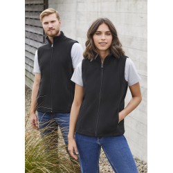 Vests - Mens Plain Micro Fleece Vest