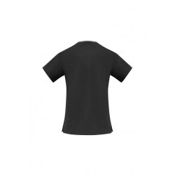 Hospitality - Ladies Contrast Crossover Scrubs Top