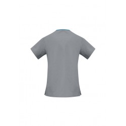 Hospitality - Ladies Contrast Crossover Scrubs Top