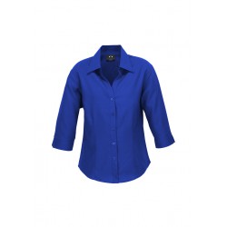 Ladies Corporate Shirts - Ladies Plain Oasis 3/4 Sleeve Shirt