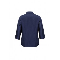 Ladies Corporate Shirts - Ladies Plain Oasis 3/4 Sleeve Shirt