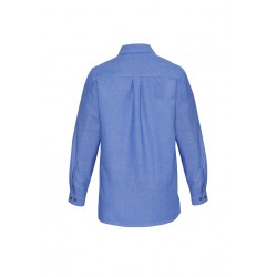 Ladies Corporate Shirts - Ladies Wrinkle Free Chambray Long Sleeve Shirt