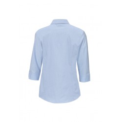 Ladies Corporate Shirts - Ladies Micro Check 3/4 Sleeve Shirt
