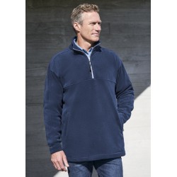 Fleece Tops - Mens Heavy Weight 1/2 Zip Winter Fleece