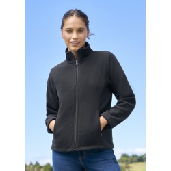 Fleece Tops - Ladies Plain Micro Fleece Jacket