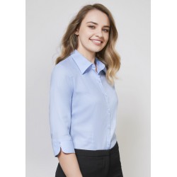 Ladies Corporate Shirts - Ladies Luxe 3/4 Sleeve Shirt