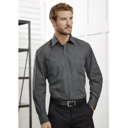 Men's Corporate Shirts - Mens Bondi Long Sleeve Shirt