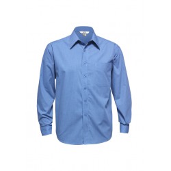 Men's Corporate Shirts - Mens Micro Check Long Sleeve Shirt