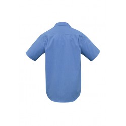 Men's Corporate Shirts - Mens Micro Check Short Sleeve Shirt