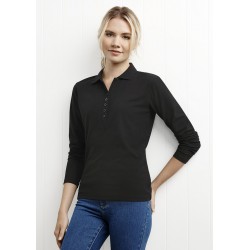 Ladies Promotional Polo Shirts - Ladies Crew L/S Polo Shirt
