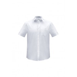 Men's Corporate Shirts - Mens Euro Short Sleeve Shirt