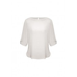 Ladies Corporate Shirts - Ladies Madison Boatneck Blouse