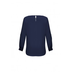 Ladies Corporate Shirts - Ladies Madison Boatneck Blouse