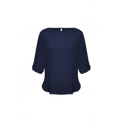 Ladies Corporate Shirts - Ladies Madison Boatneck Blouse