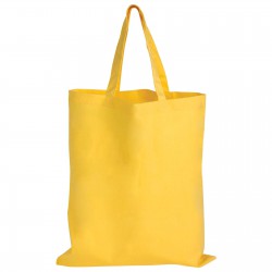 Tote & Calico Bags - Coloured Cotton Short Handle Tote Bag