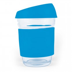 Reusable Coffee Cups - Glass - Vienna Coffee Cup / Silicone Lid 320ml