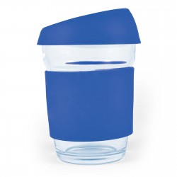 Reusable Coffee Cups - Glass - Vienna Coffee Cup / Silicone Lid 320ml