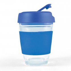 Reusable Coffee Cups - Glass - Vienna Coffee Cup / Flip Lid 320ml