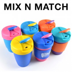 Reusable Coffee Cups - Kick Coffee Cup / Silicone Band 320ml